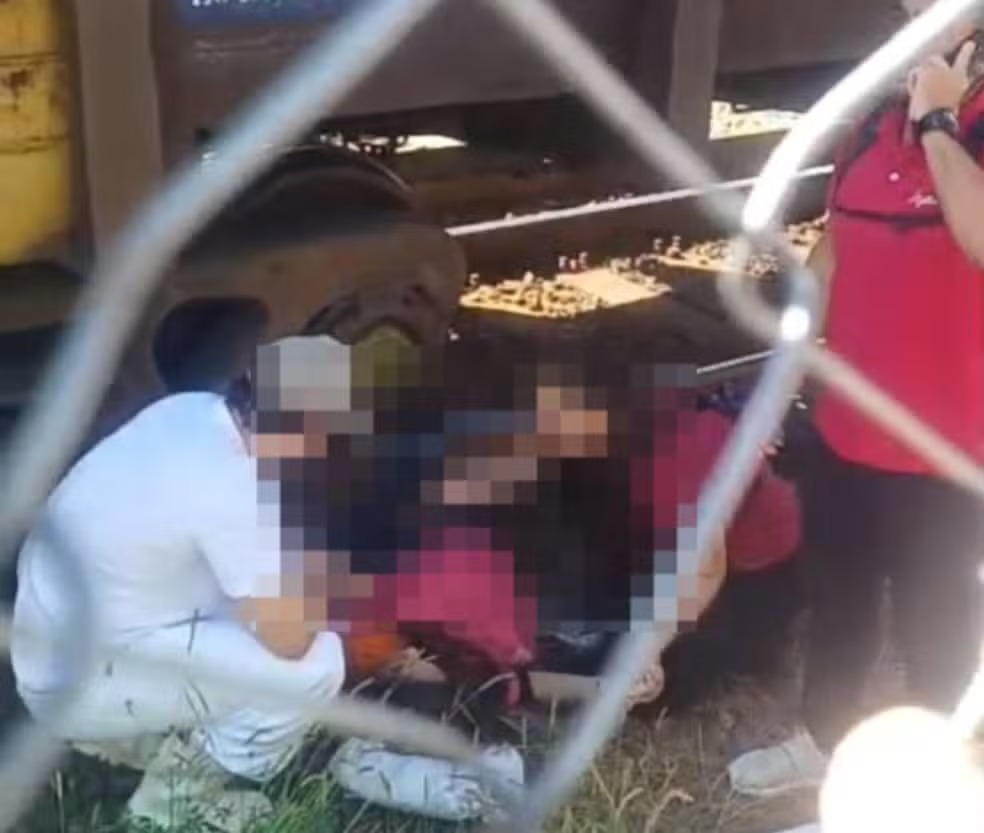 Adolescente de 13 anos é atingida por trem em Barra Mansa e é levada para Santa Casa em estado grave